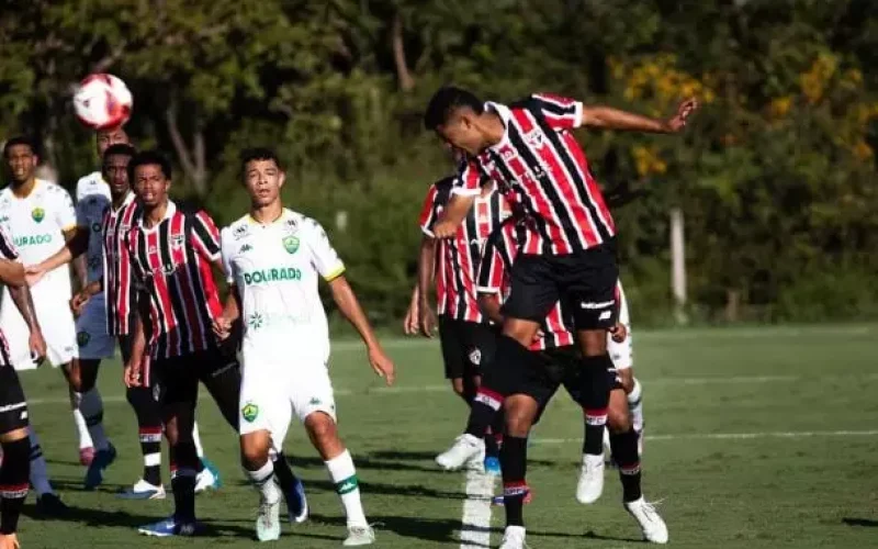 Brasileirão Sub-20: Cuiabá vira sobre o São Paulo, mas sofre empate no fim