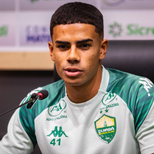 Kauan Cristtyan celebra primeiro gol como profissional e projeta sequência do Cuiabá na Série B