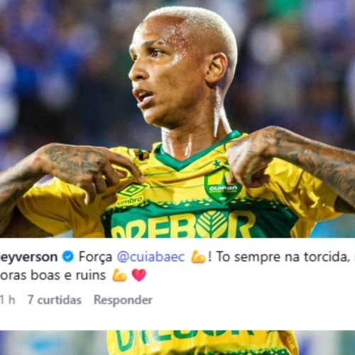 Em meio à seca de gols, Deyverson reaparece e manda recado ao Cuiabá