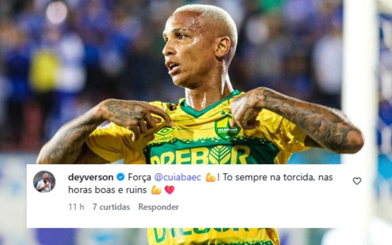 Em meio à seca de gols, Deyverson reaparece e manda recado ao Cuiabá