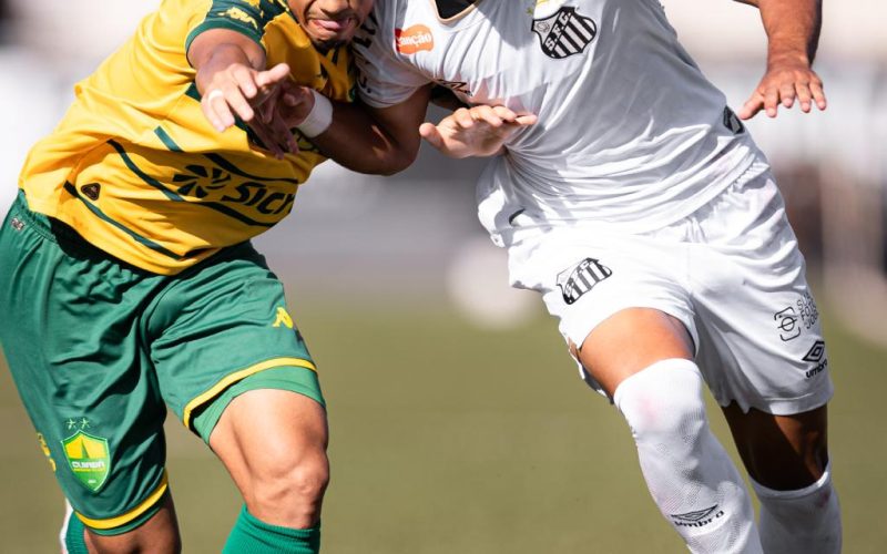 Sub-20 sofre pressão do Santos e perde fora de casa pelo Brasileiro