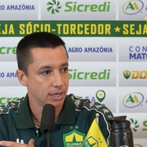 “A performance da equipe vinha em evolução”, diz Eduardo Barros após vitória do Cuiabá sobre o Ceará