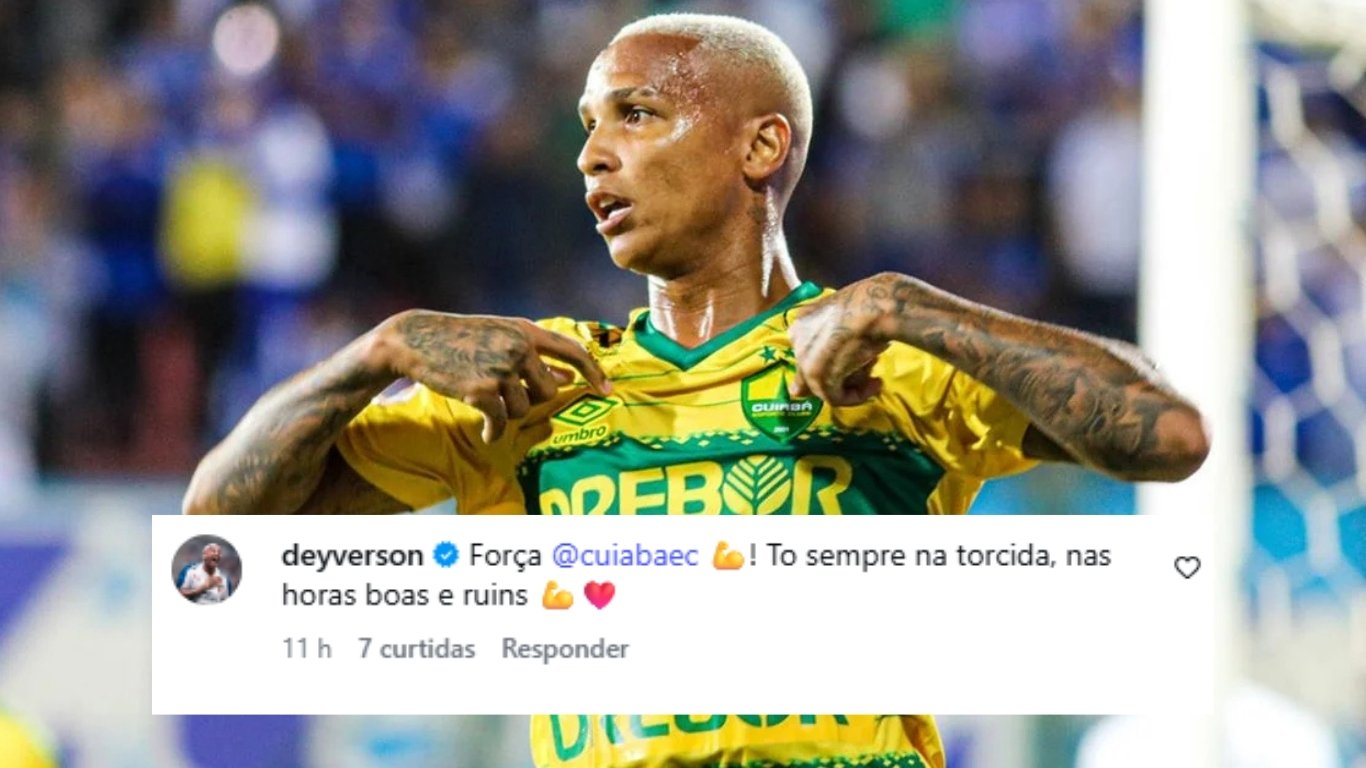 Em meio à seca de gols, Deyverson reaparece e manda recado ao Cuiabá