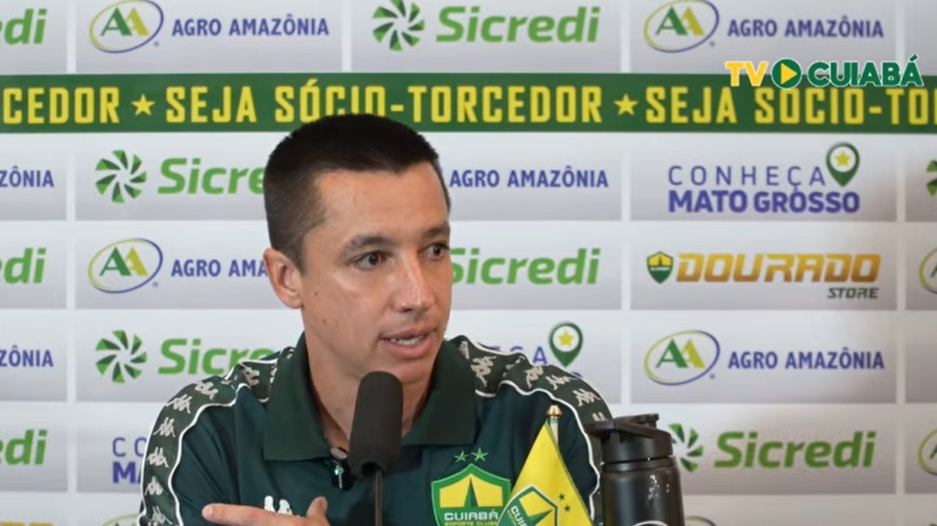 “A performance da equipe vinha em evolução”, diz Eduardo Barros após vitória do Cuiabá sobre o Ceará