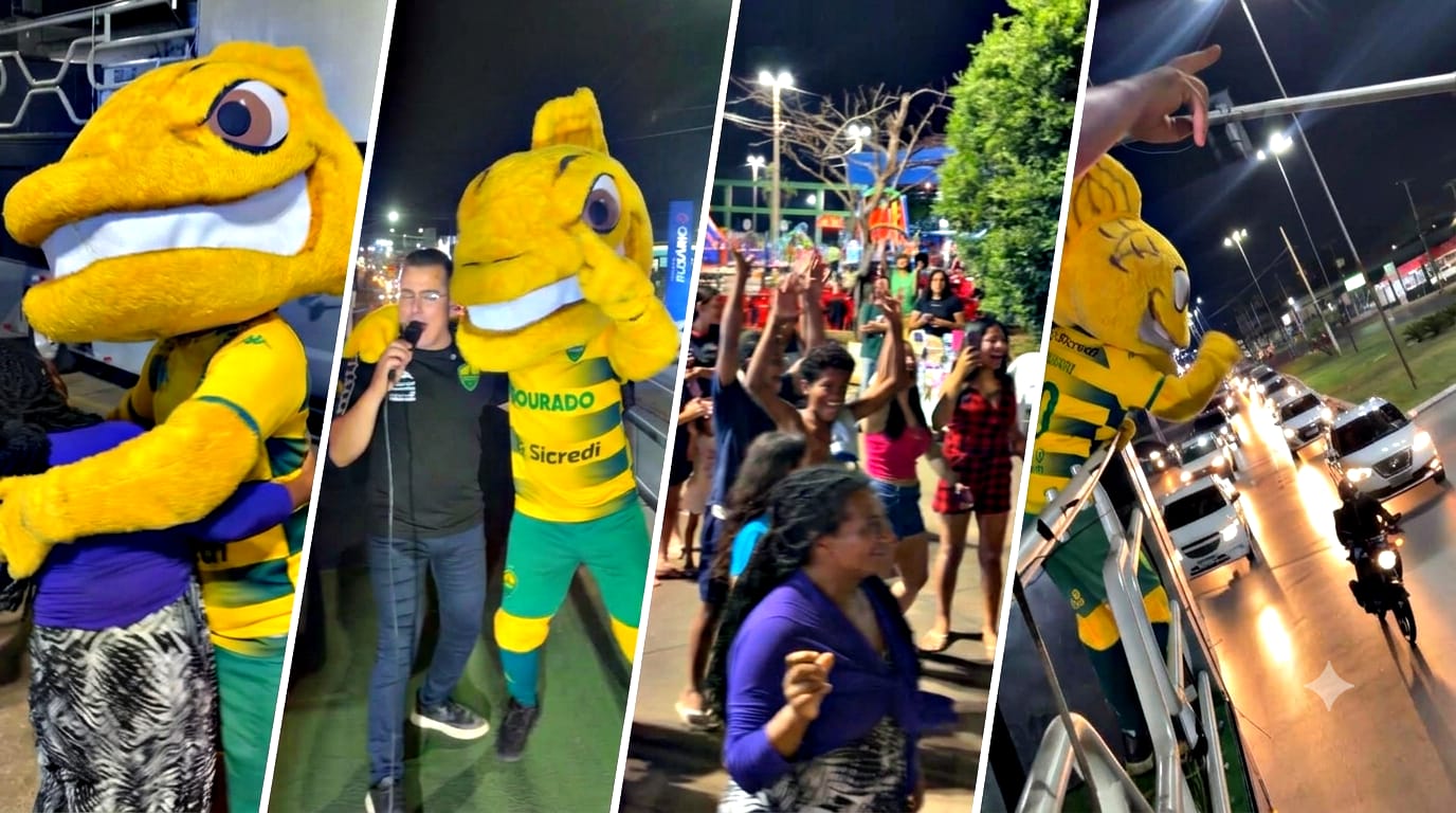 Cuiabá promove carreata com o mascote Douradão e convoca torcida para decisão na Arena Pantanal